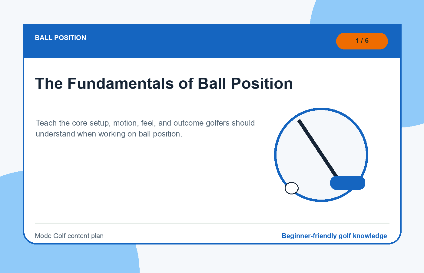 Ball position