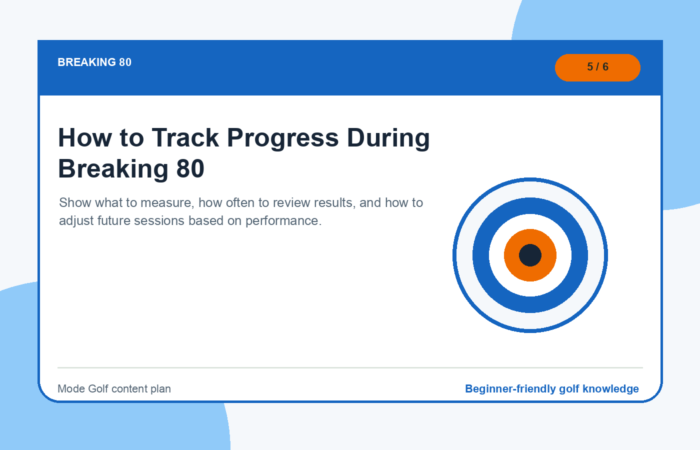 How to Track Progress During Breaking 80 illustration