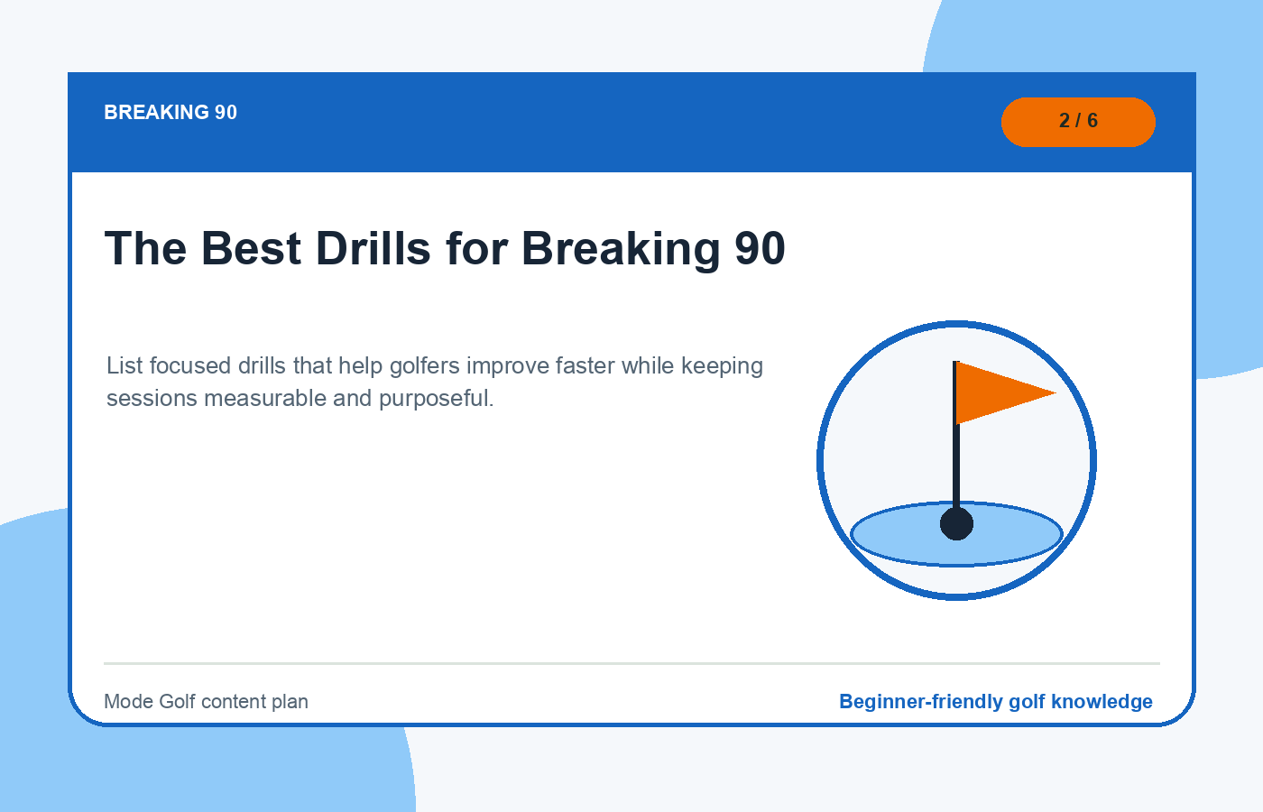 The Best Drills for Breaking 90 illustration
