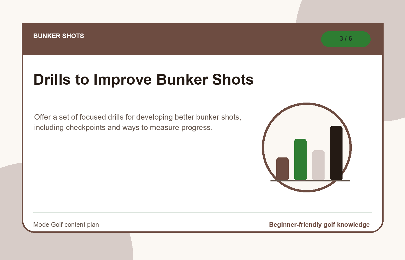Drills to Improve Bunker Shots illustration