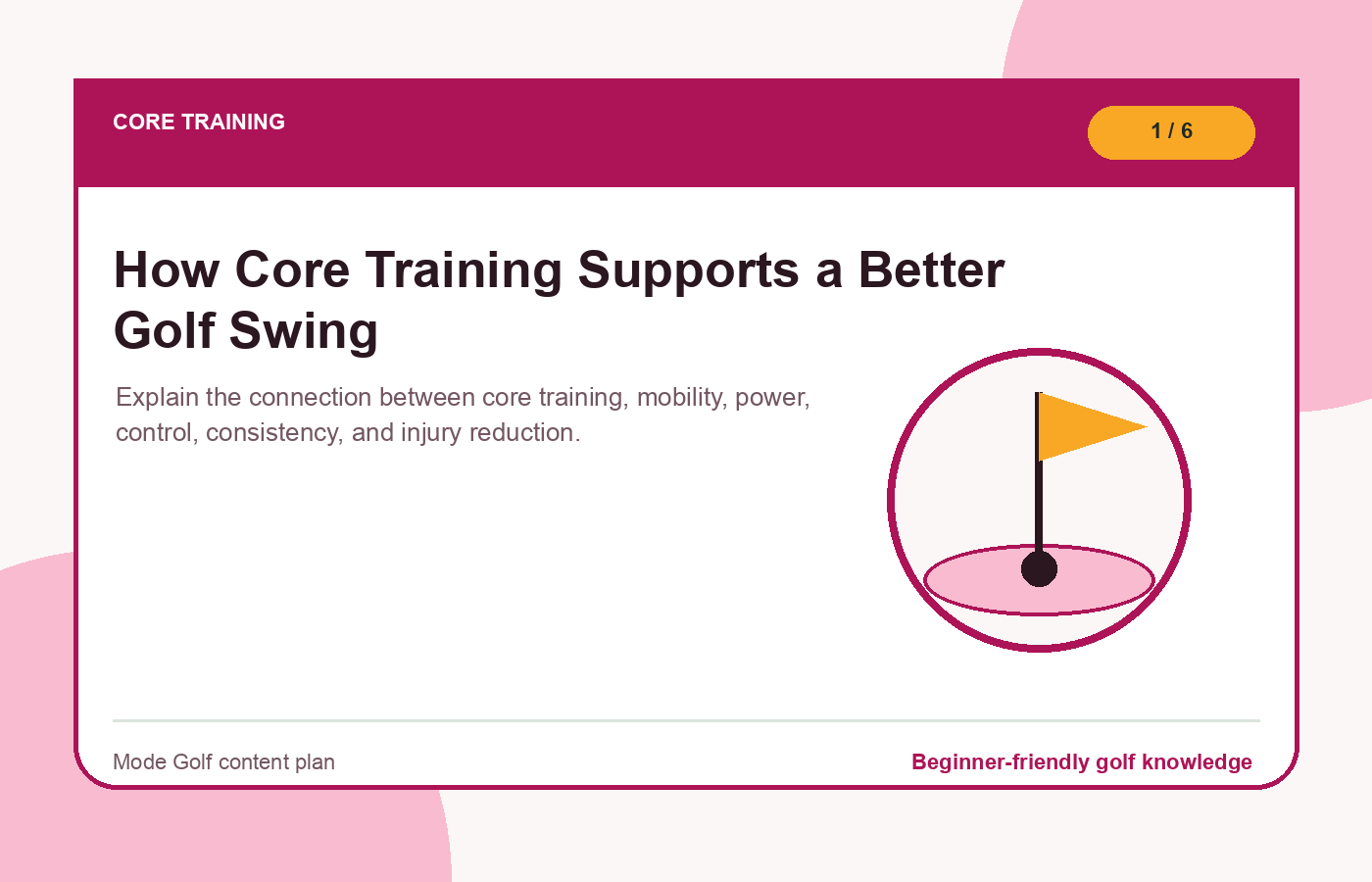 Core training