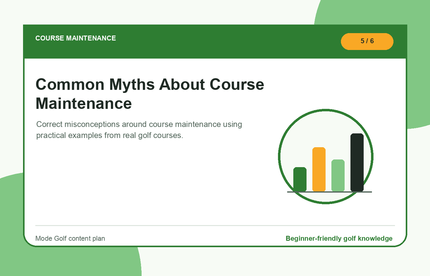 Common Myths About Course Maintenance illustration