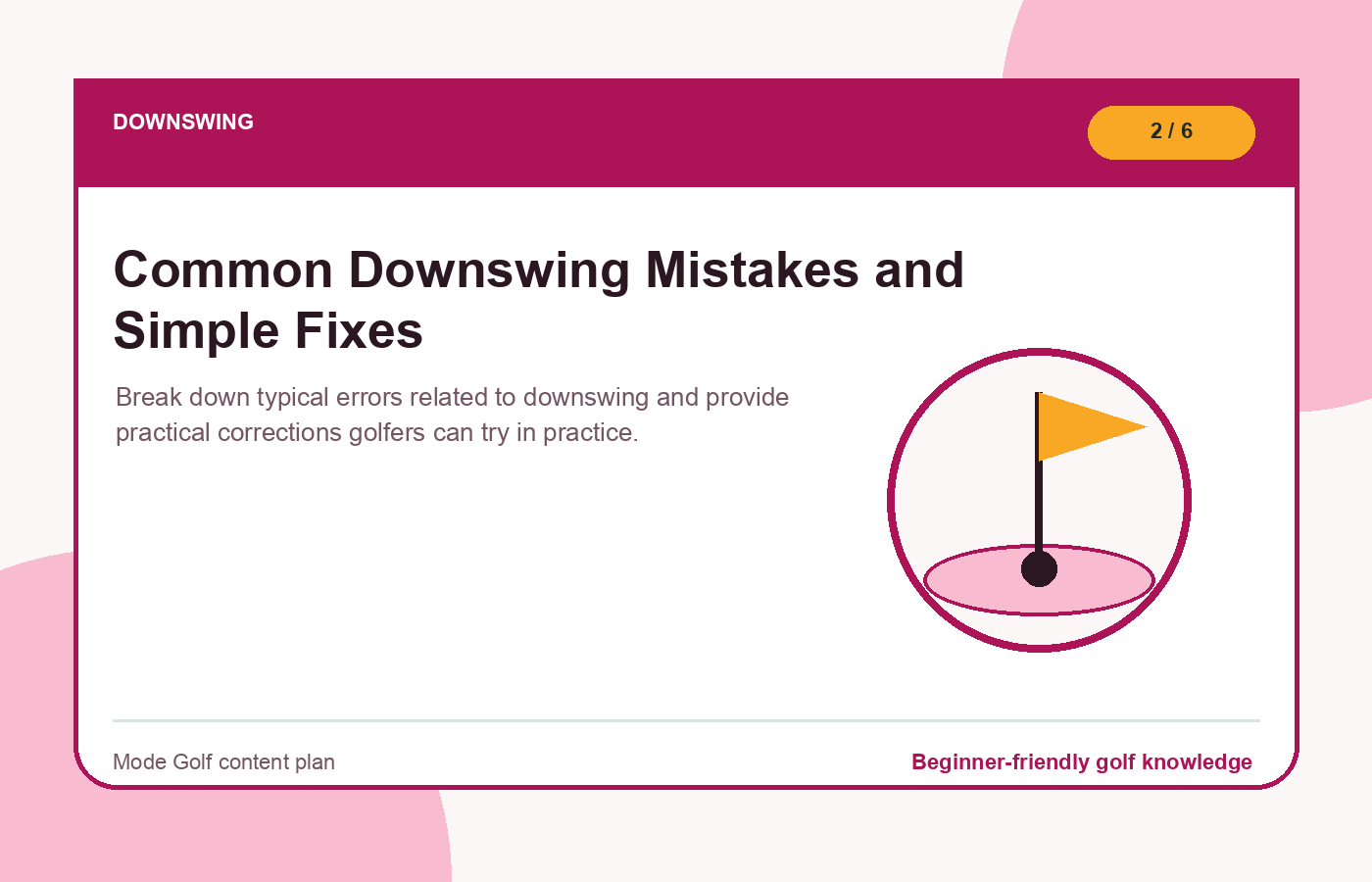 Common Downswing Mistakes and Simple Fixes illustration