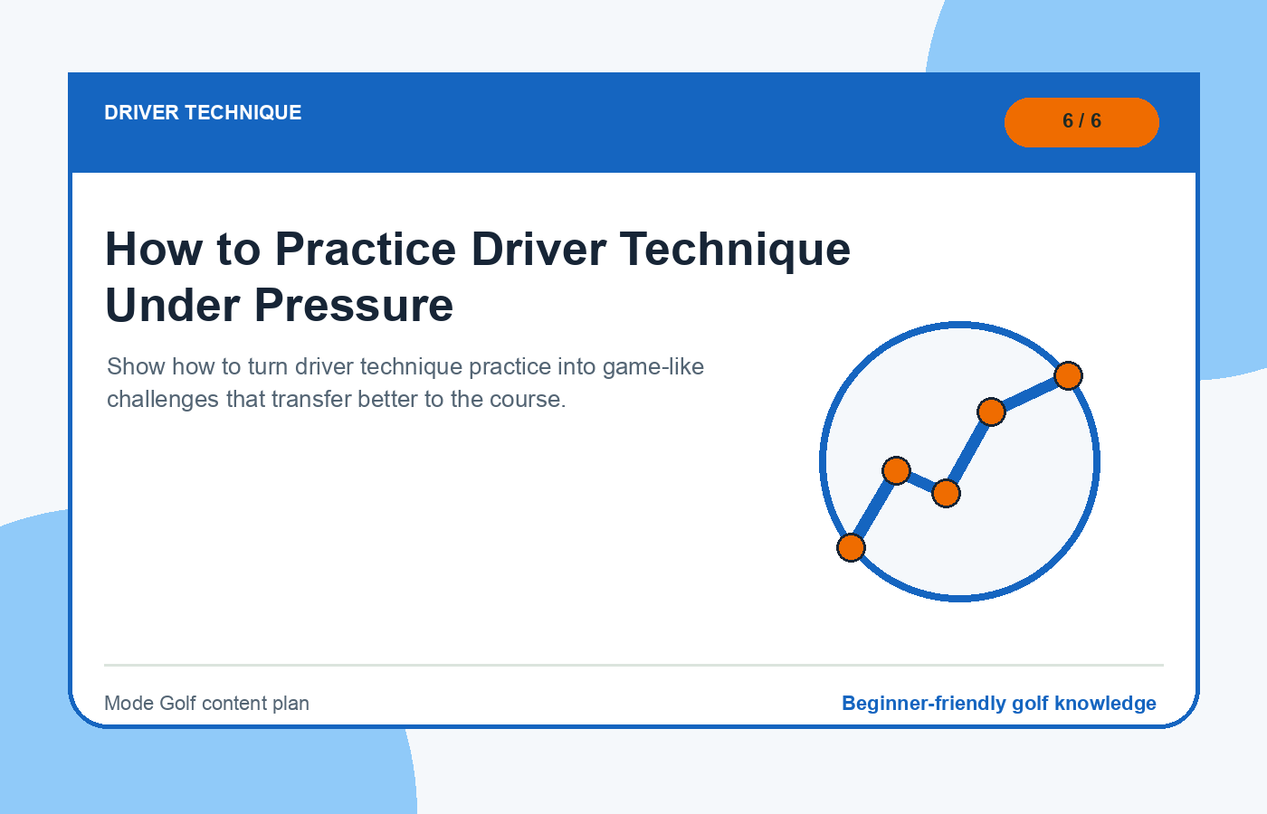 How to Practice Driver Technique Under Pressure illustration