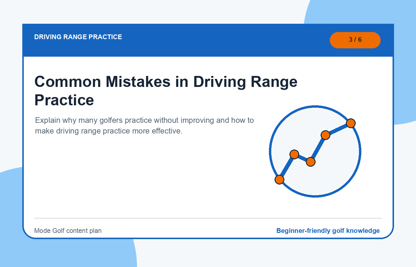 Common Mistakes in Driving Range Practice illustration