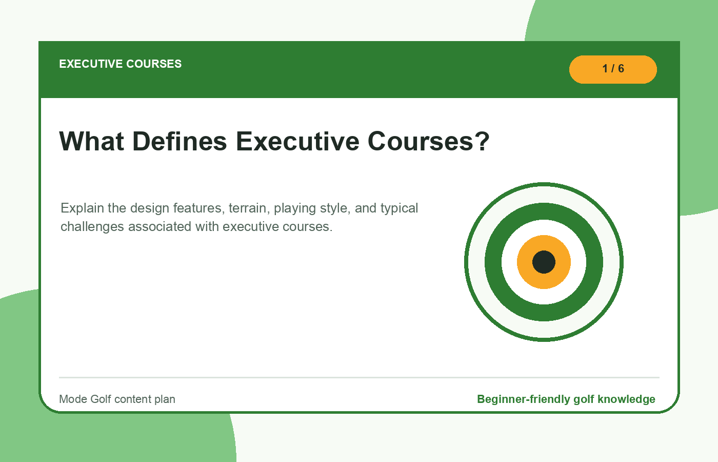 Executive courses