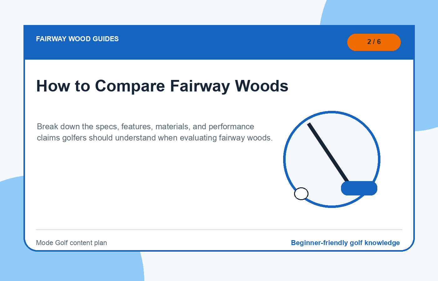 How to Compare Fairway Woods illustration
