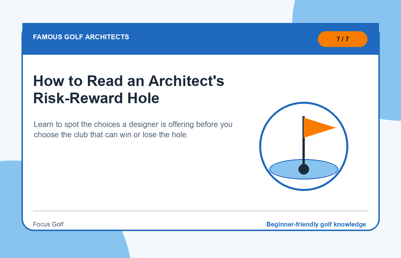 How to Read an Architect's Risk-Reward Hole illustration