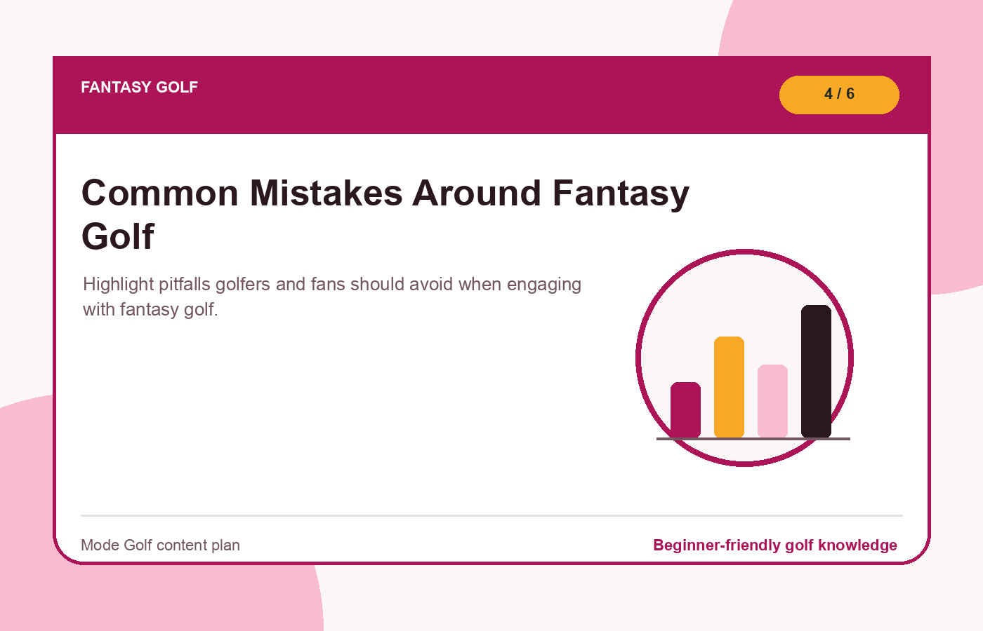 Common Mistakes Around Fantasy Golf illustration