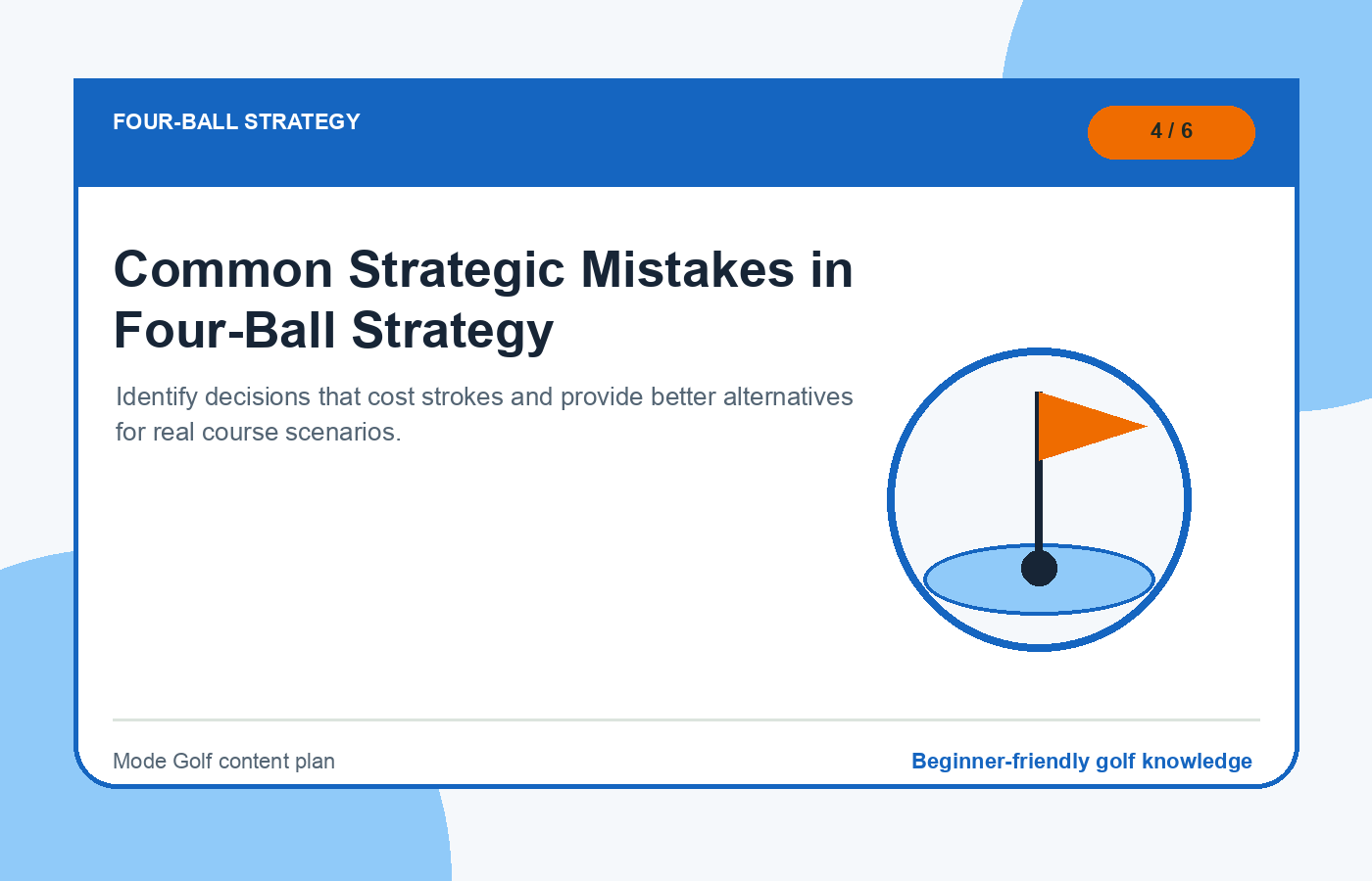 Common Strategic Mistakes in Four-Ball Strategy illustration