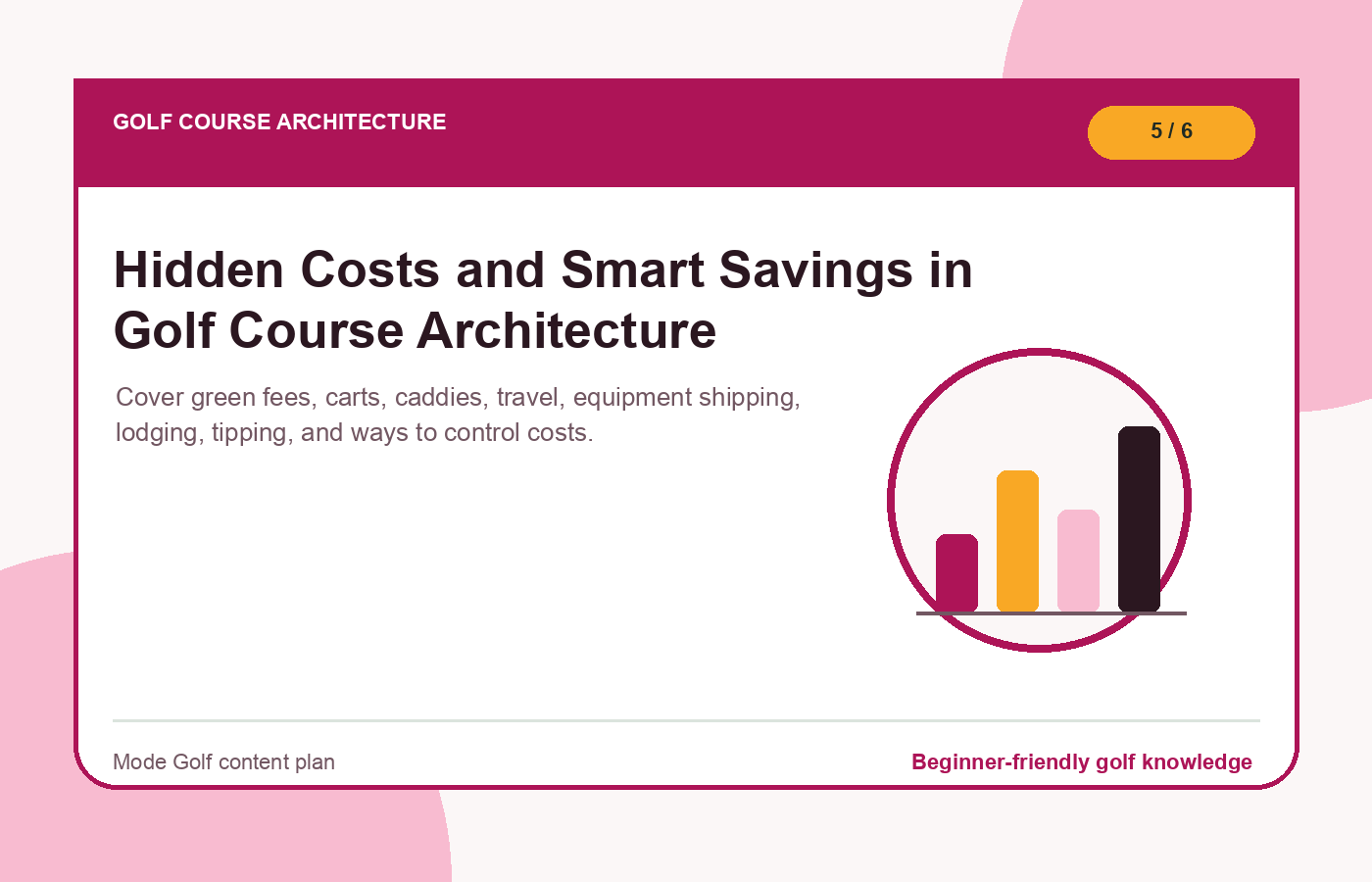 Hidden Costs and Smart Savings in Golf Course Architecture illustration