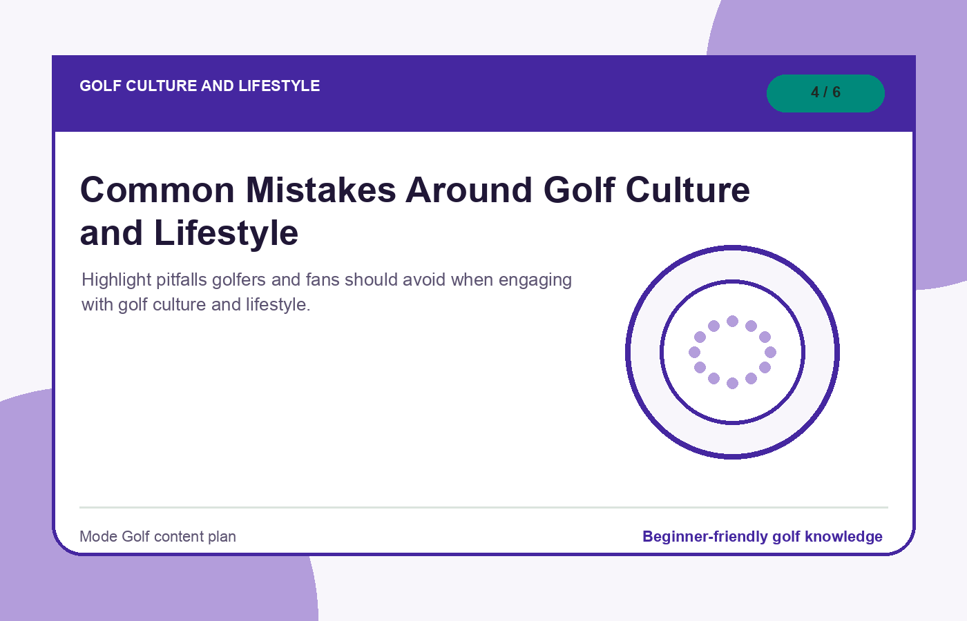 Common Mistakes Around Golf Culture and Lifestyle illustration