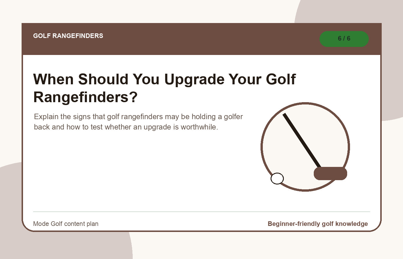 When Should You Upgrade Your Golf Rangefinders? illustration