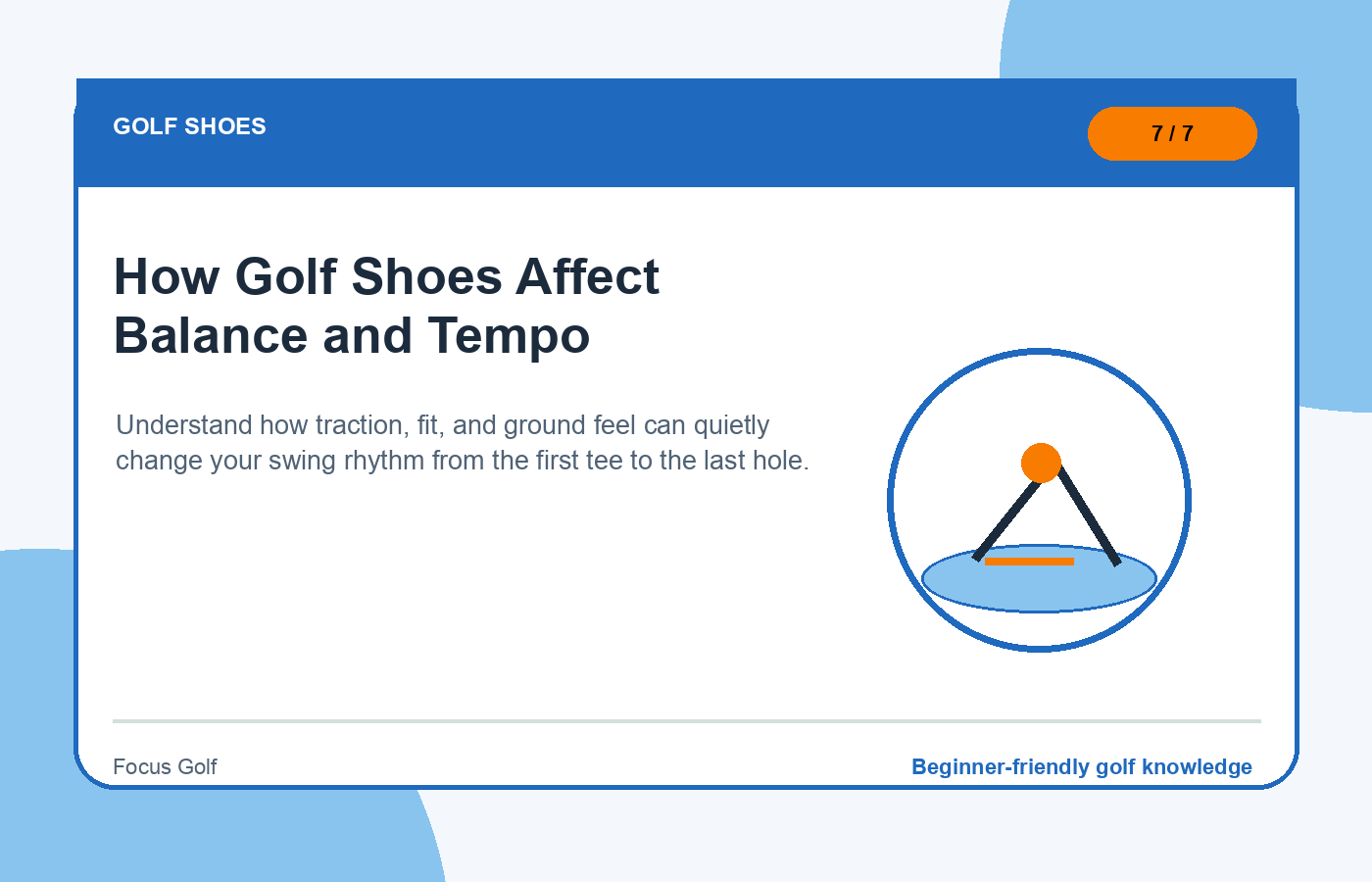 How Golf Shoes Affect Balance and Tempo illustration