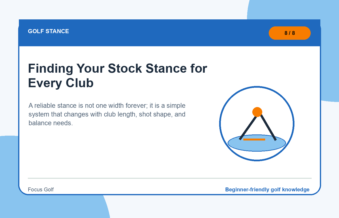 Finding Your Stock Stance for Every Club illustration