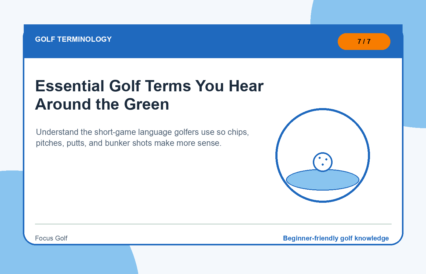 Essential Golf Terms You Hear Around the Green illustration