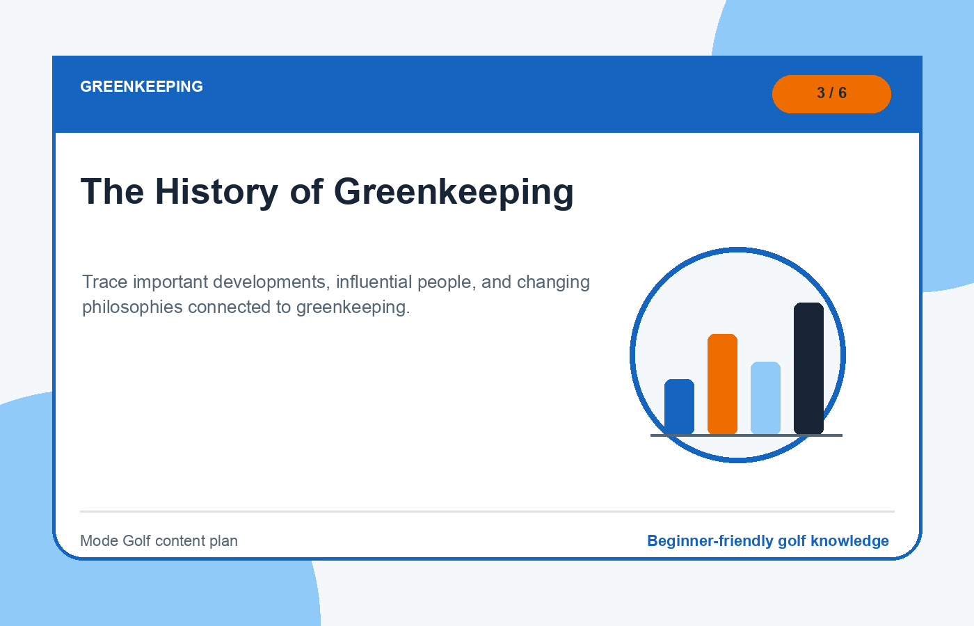 The History of Greenkeeping illustration