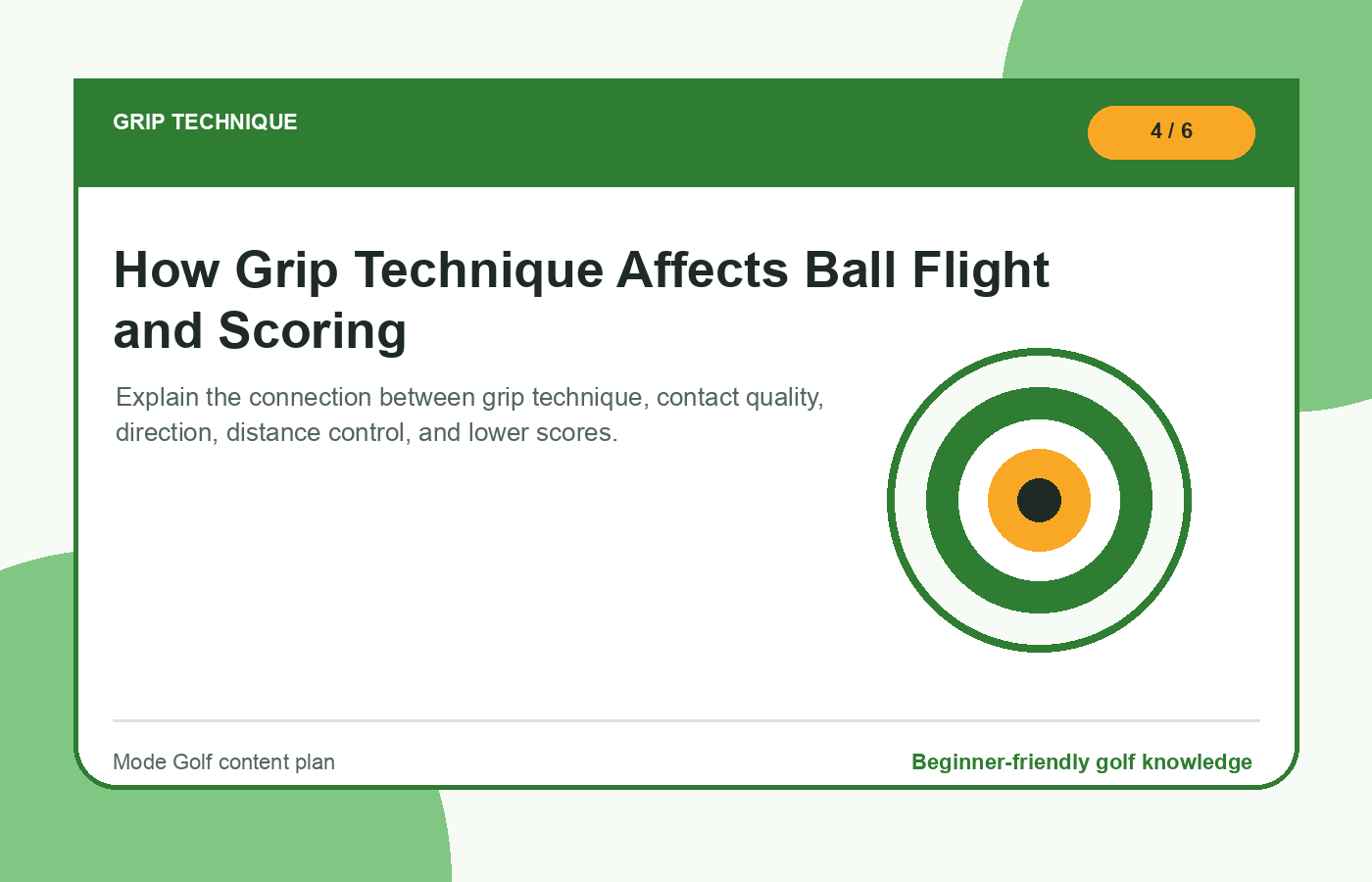 How Grip Technique Affects Ball Flight and Scoring illustration