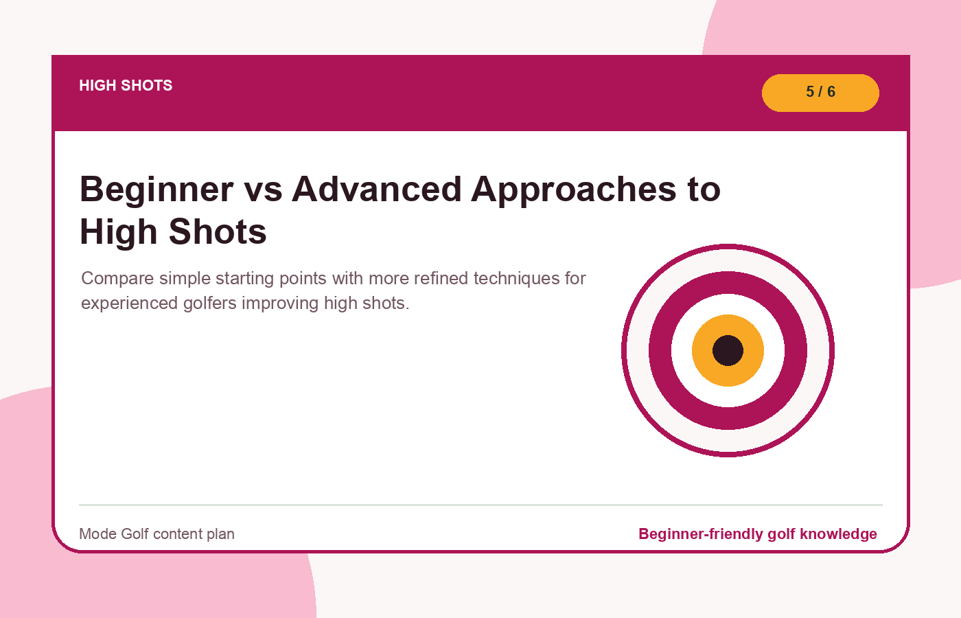 Beginner vs Advanced Approaches to High Shots illustration