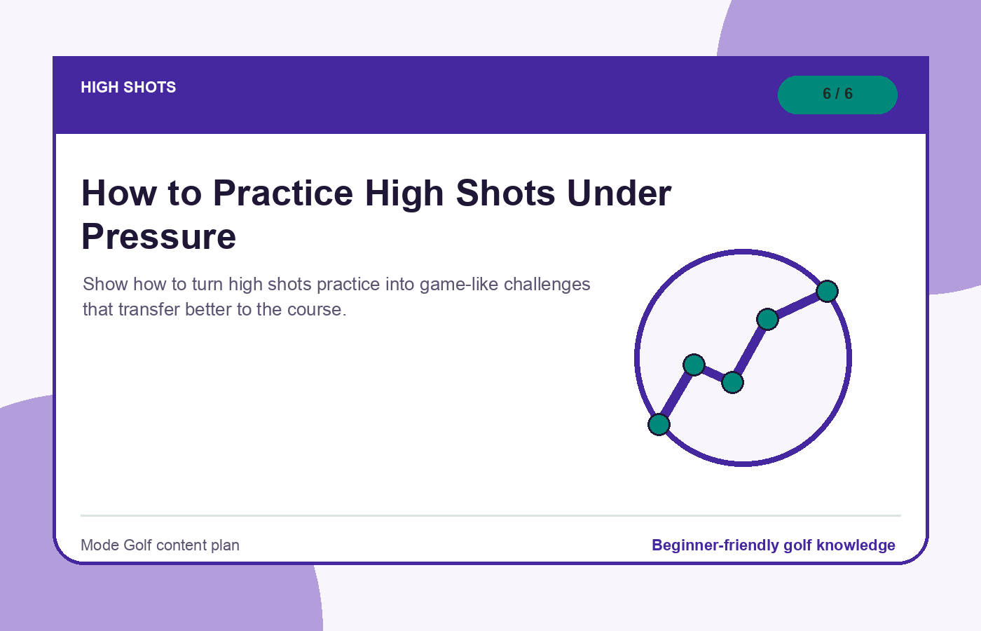 How to Practice High Shots Under Pressure illustration