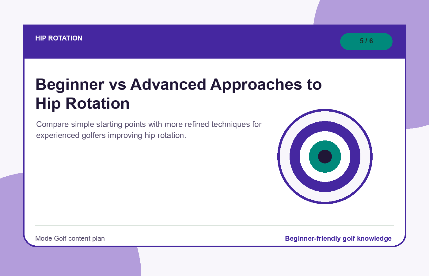 Beginner vs Advanced Approaches to Hip Rotation illustration