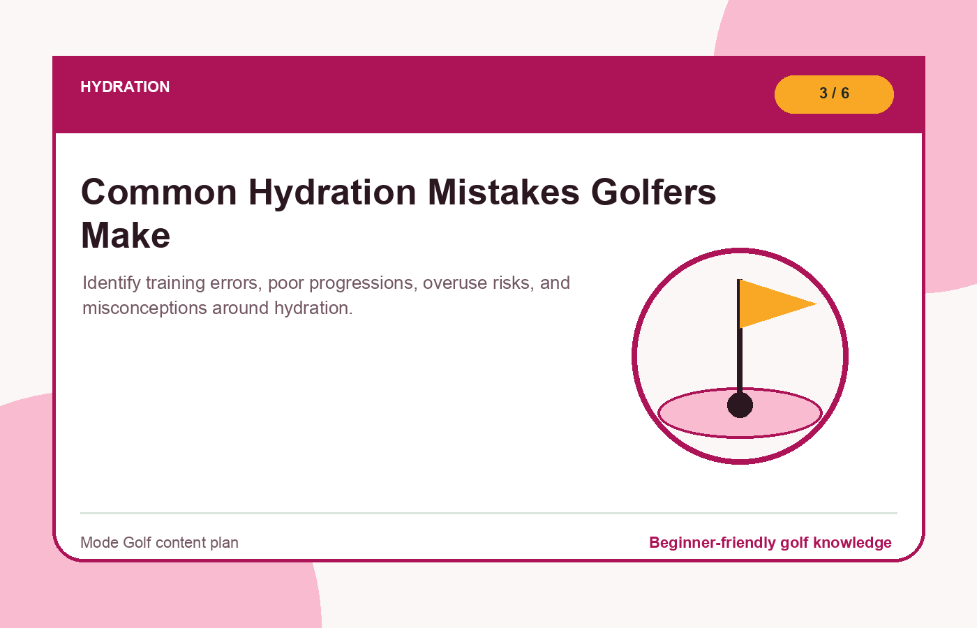 Common Hydration Mistakes Golfers Make illustration