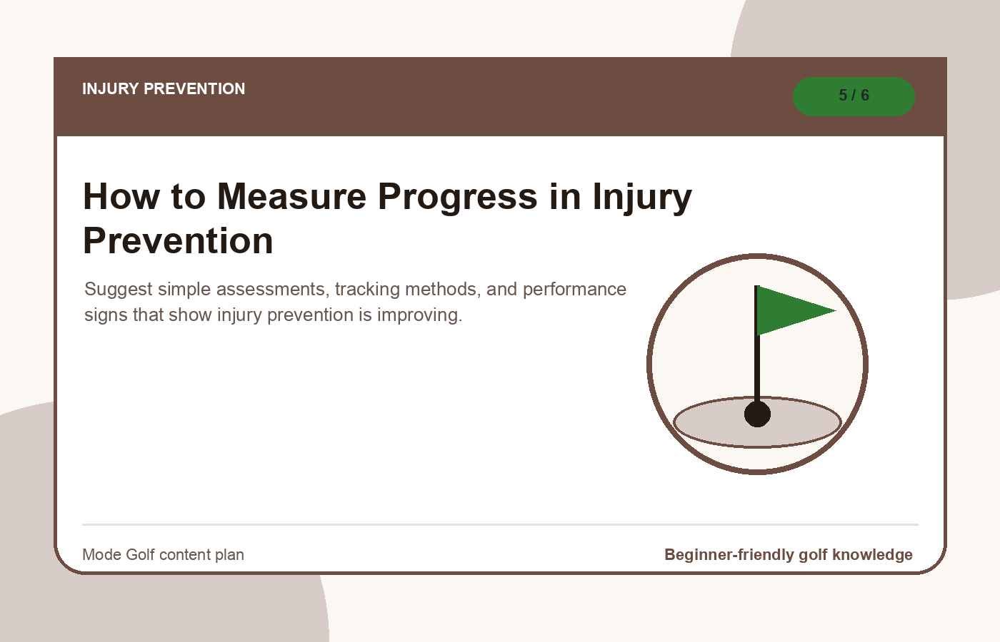 How to Measure Progress in Injury Prevention illustration
