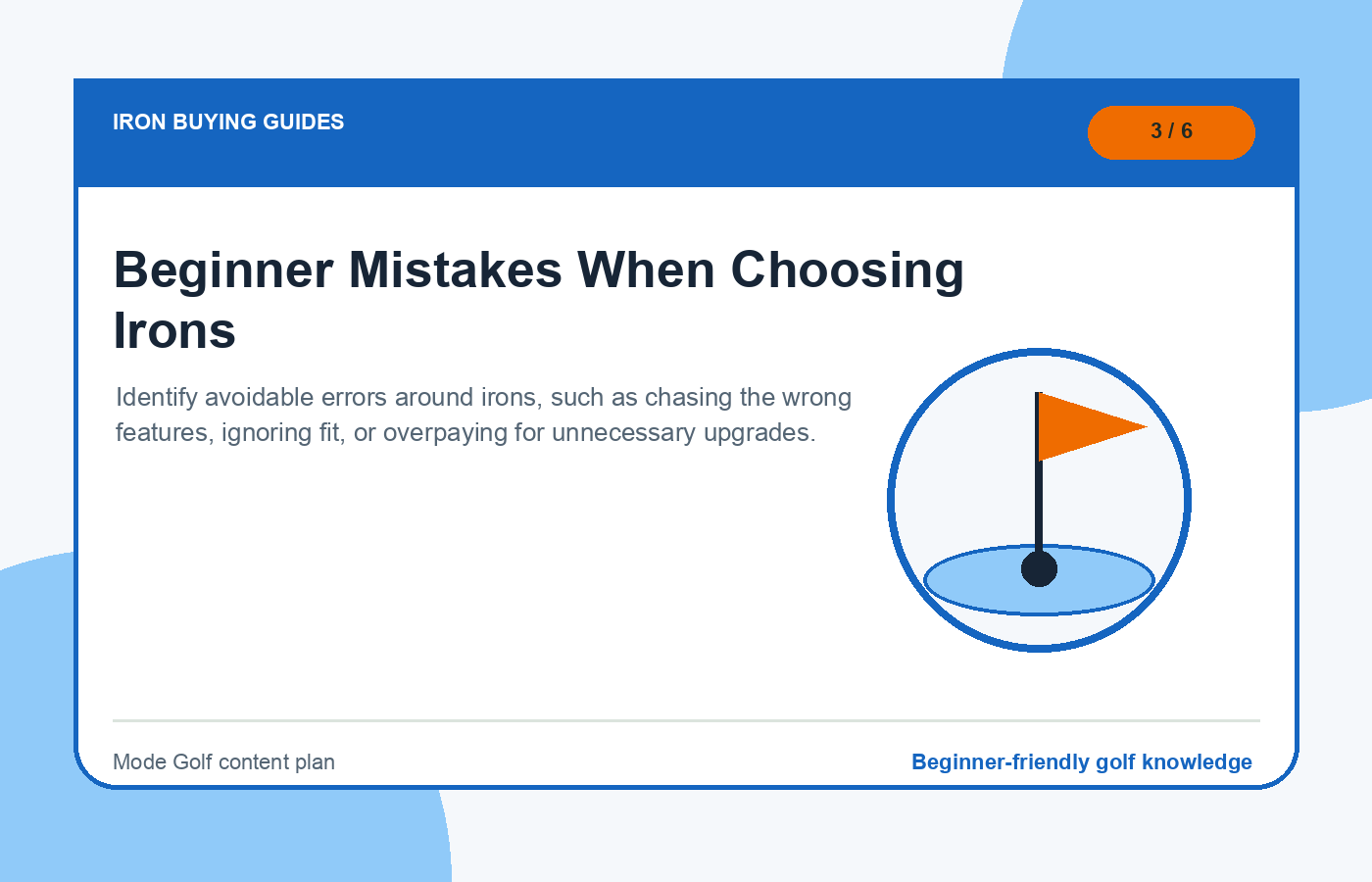 Beginner Mistakes When Choosing Irons illustration
