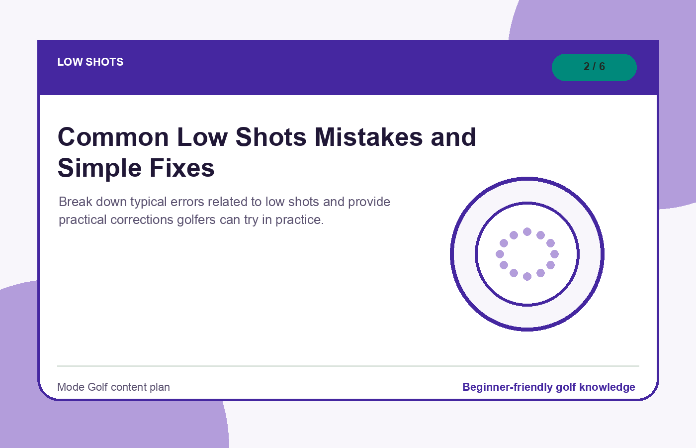 Common Low Shots Mistakes and Simple Fixes illustration