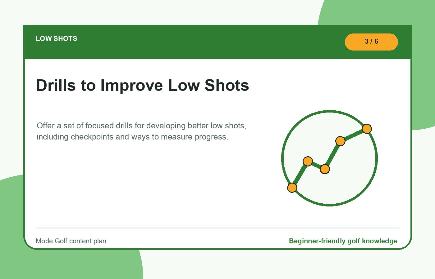 Drills to Improve Low Shots illustration