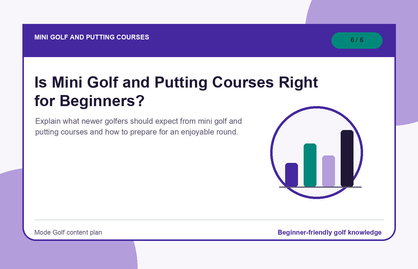 Is Mini Golf and Putting Courses Right for Beginners? illustration
