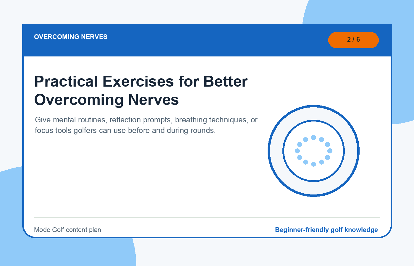 Practical Exercises for Better Overcoming Nerves illustration
