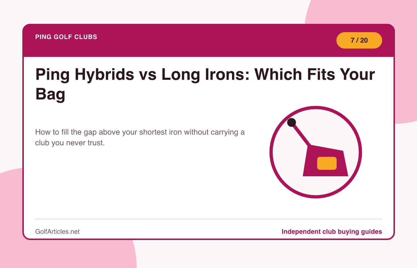 Ping Hybrids vs Long Irons: Which Fits Your Bag illustration