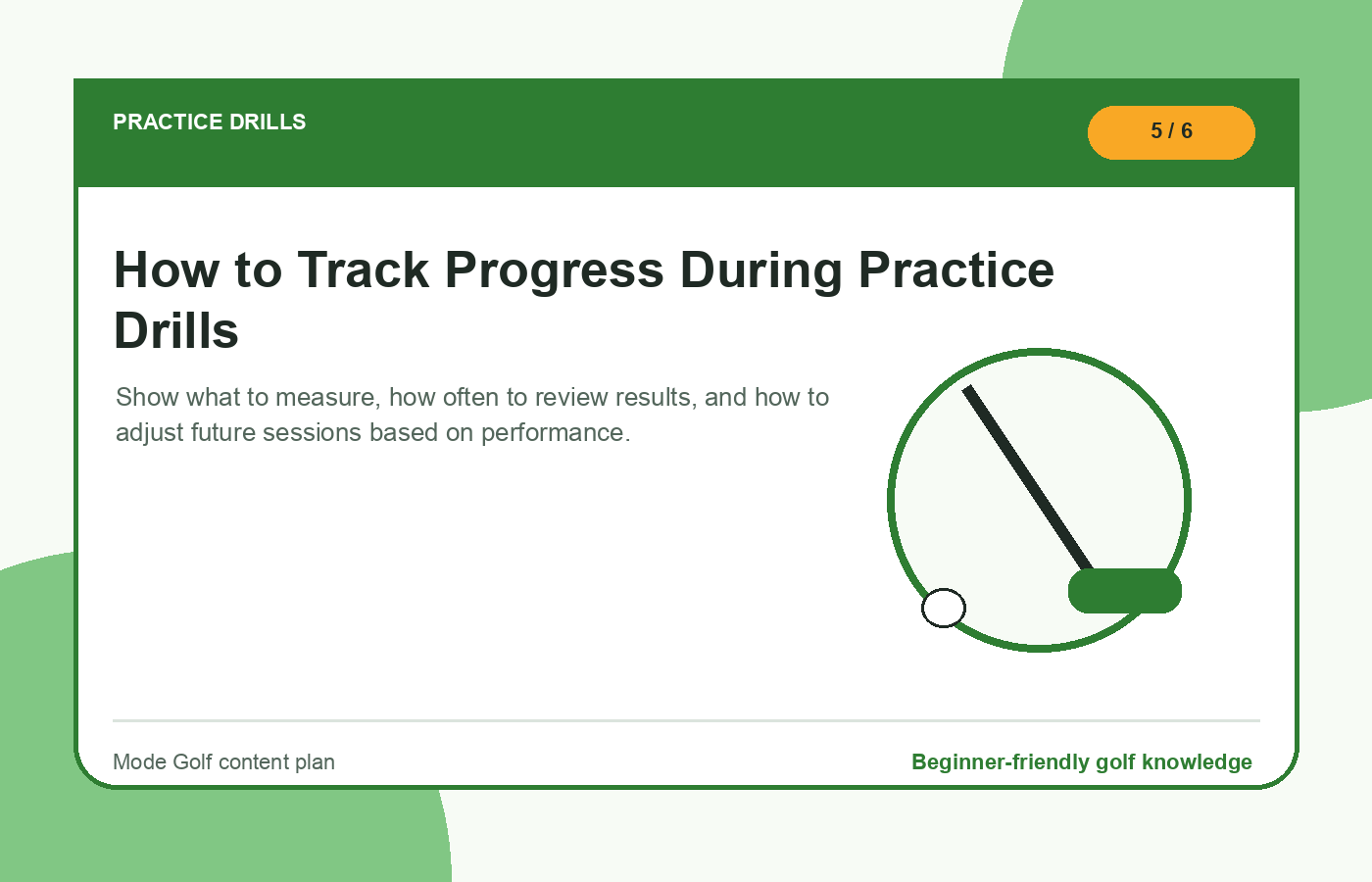 How to Track Progress During Practice Drills illustration