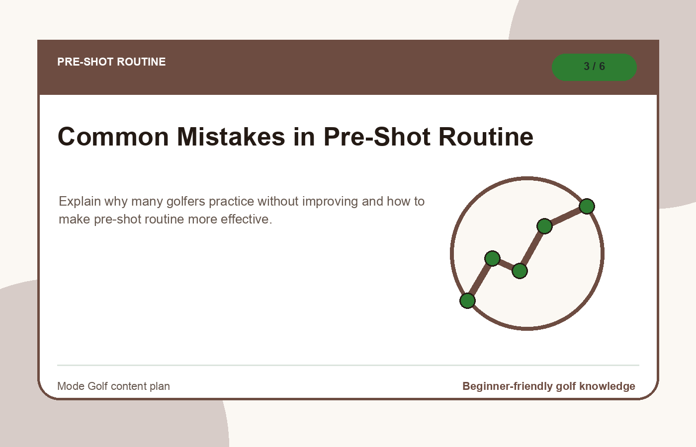 Common Mistakes in Pre-Shot Routine illustration