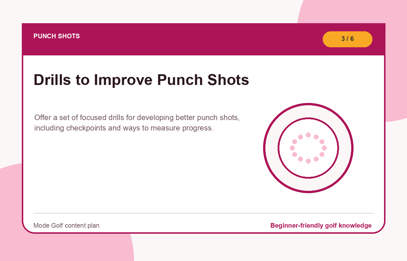 Drills to Improve Punch Shots illustration