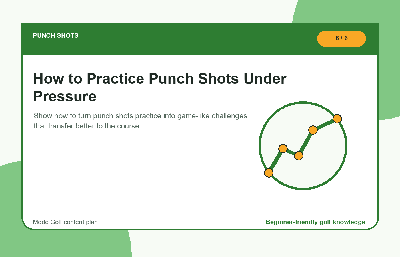 How to Practice Punch Shots Under Pressure illustration
