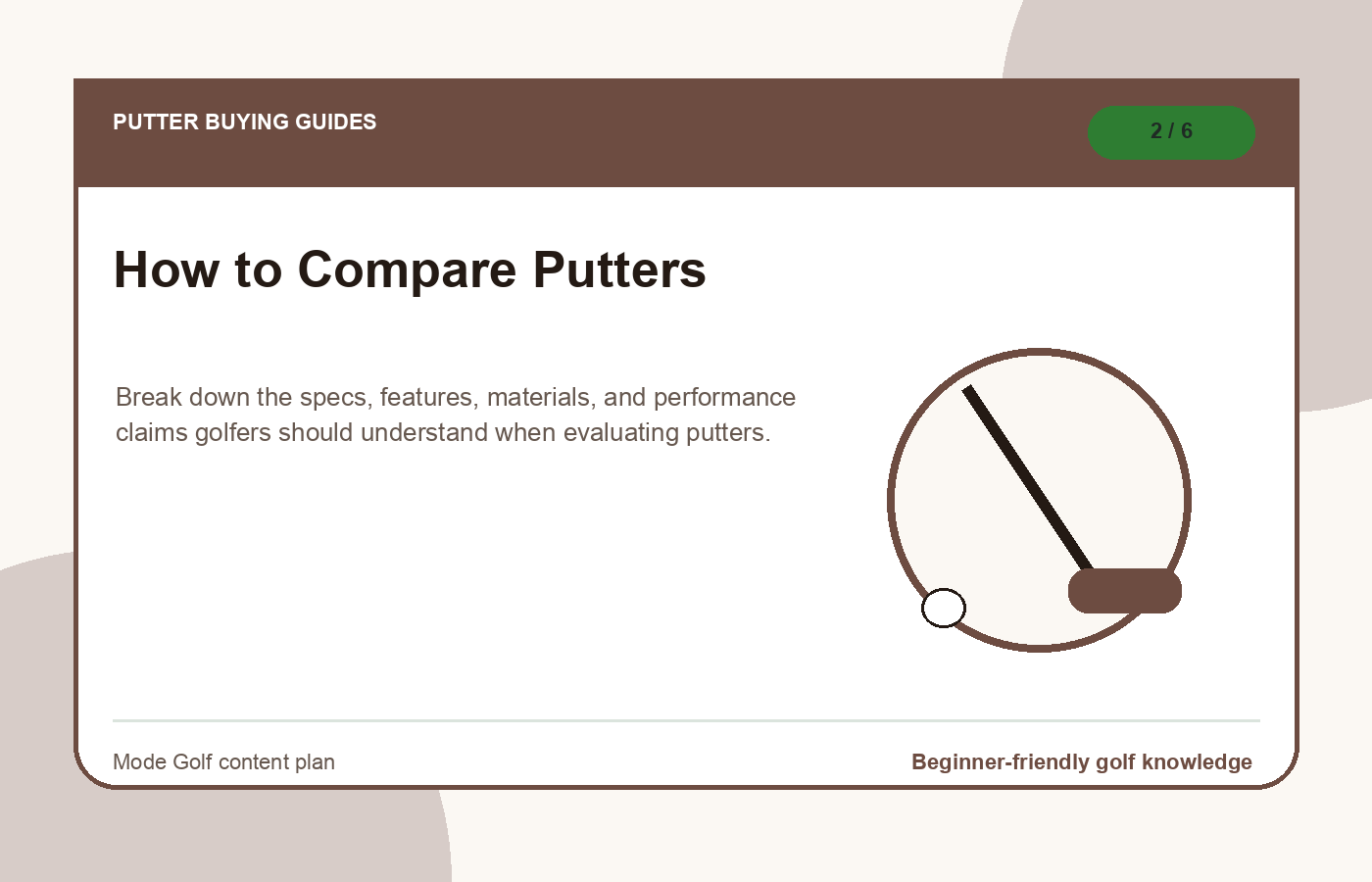 How to Compare Putters illustration