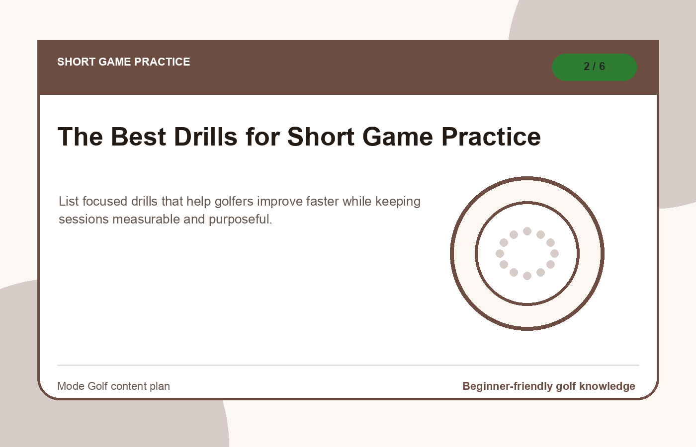The Best Drills for Short Game Practice illustration