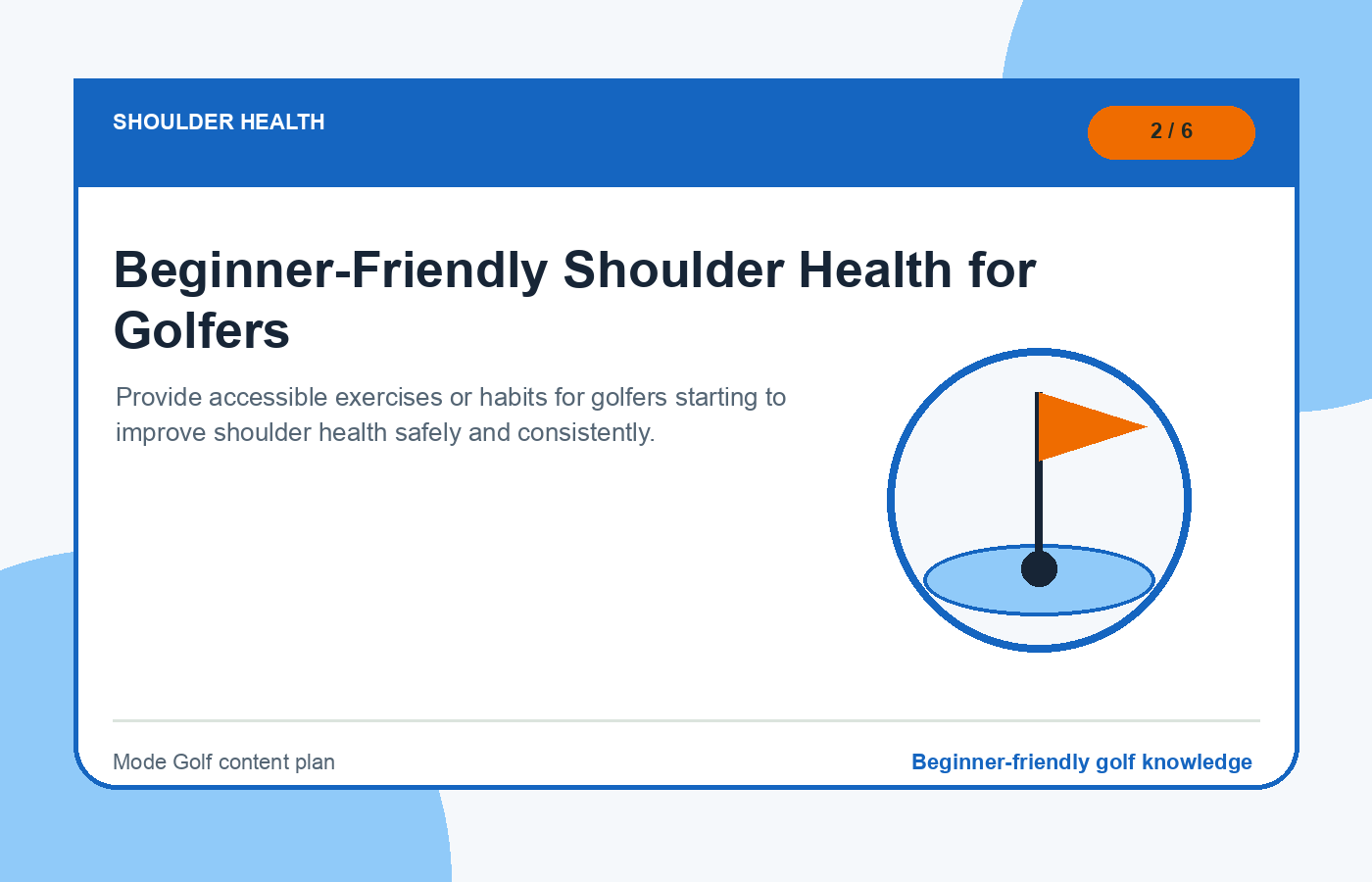 Beginner-Friendly Shoulder Health for Golfers illustration