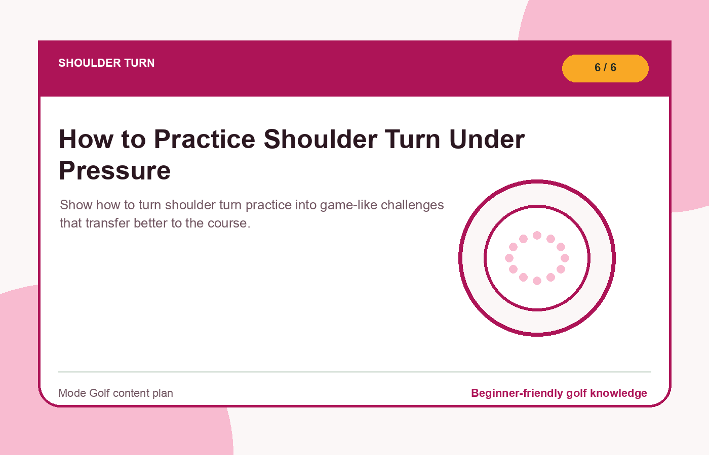 How to Practice Shoulder Turn Under Pressure illustration