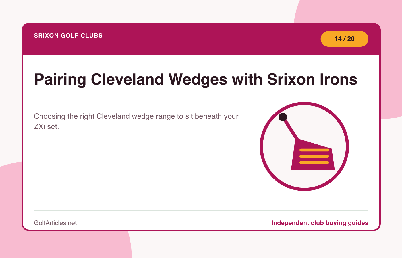 Pairing Cleveland Wedges with Srixon Irons illustration