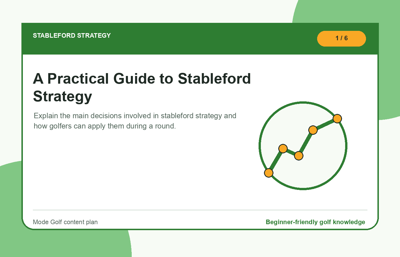Stableford strategy