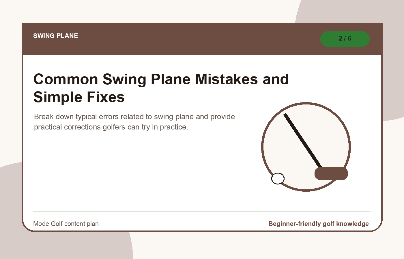 Common Swing Plane Mistakes and Simple Fixes illustration
