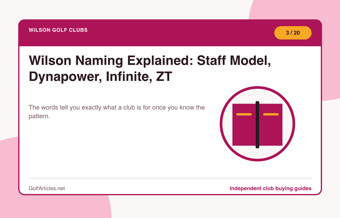 Wilson Naming Explained: Staff Model, Dynapower, Infinite, ZT illustration