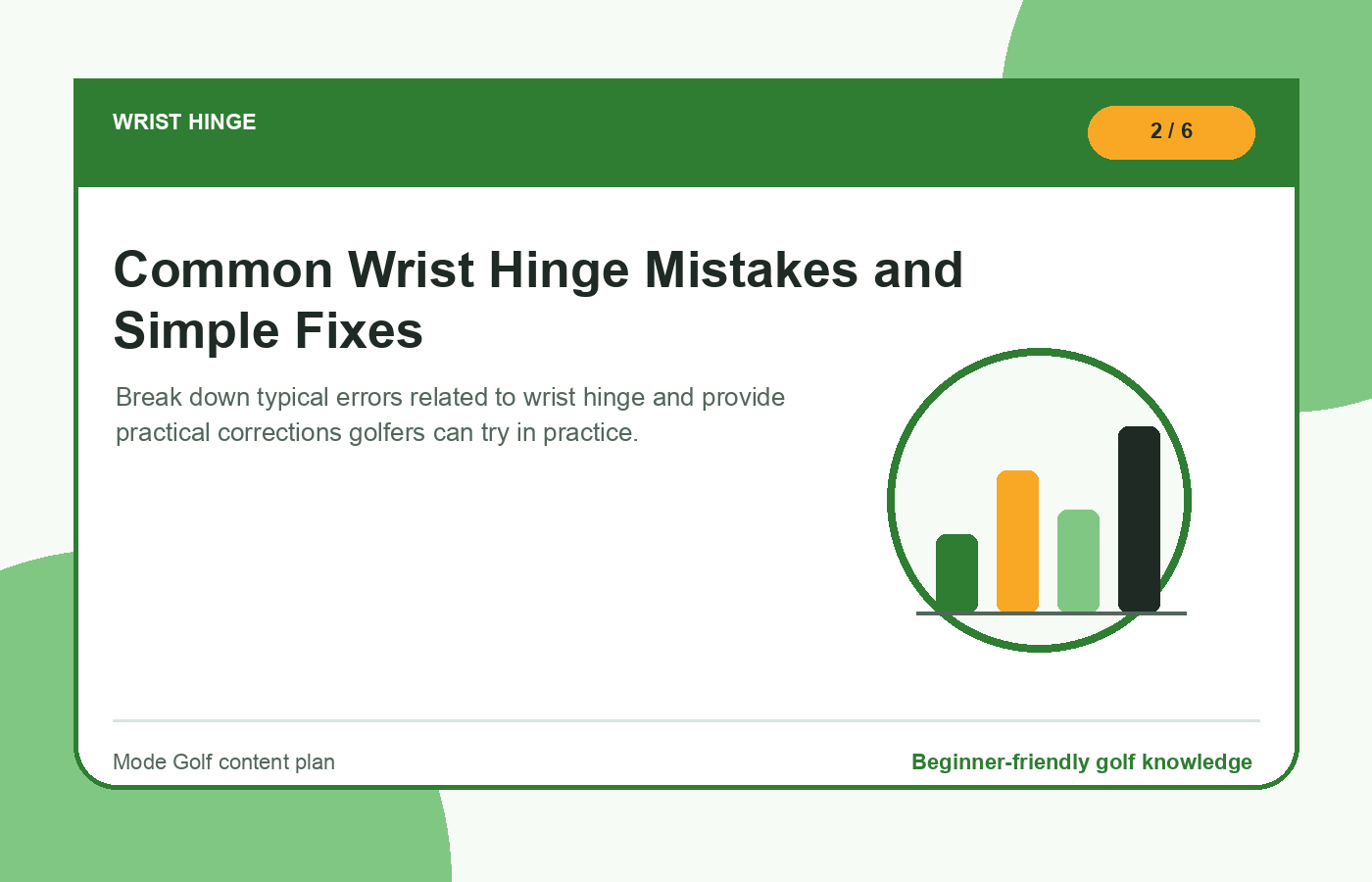 Common Wrist Hinge Mistakes and Simple Fixes illustration